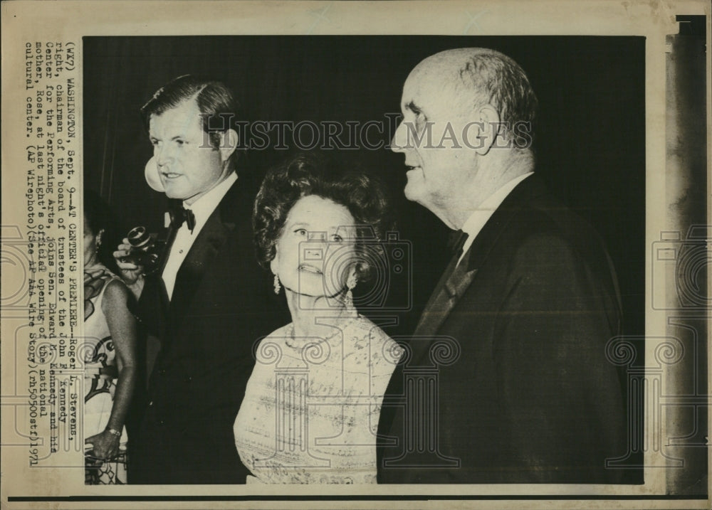 1971 Roger L Stevens John F Kenedy Rose - Historic Images