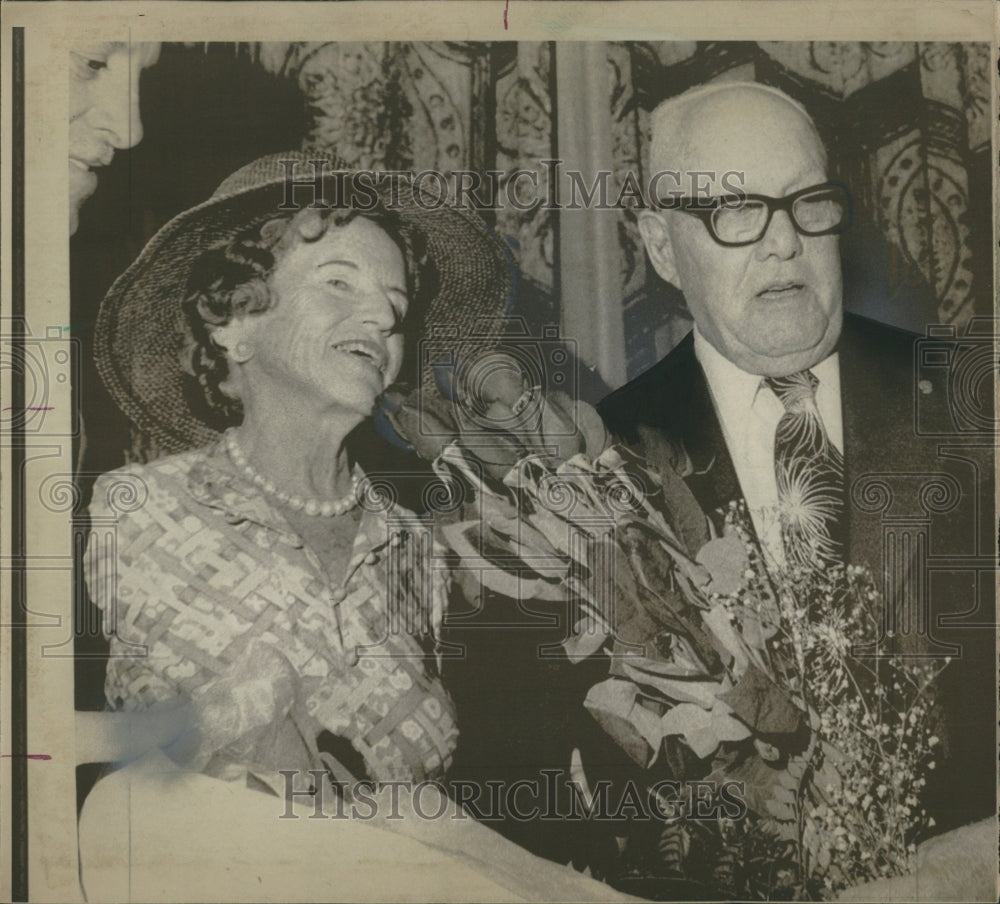 1976 President George Meany Rose Kennedy - Historic Images