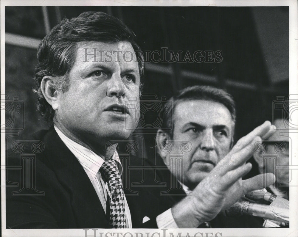 1976 Edward Kennedy Mikya Metealfe - Historic Images