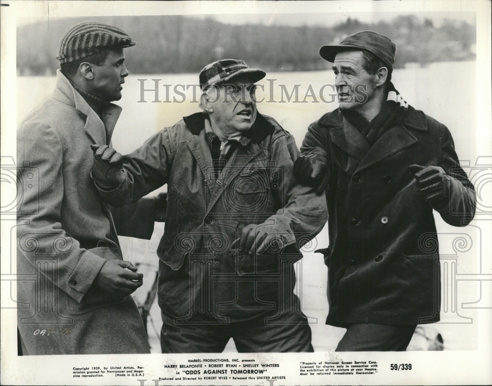 1959 Press Photo Against Tomorrow Harry Belafonte Ryan - RRV16959 - Historic Images