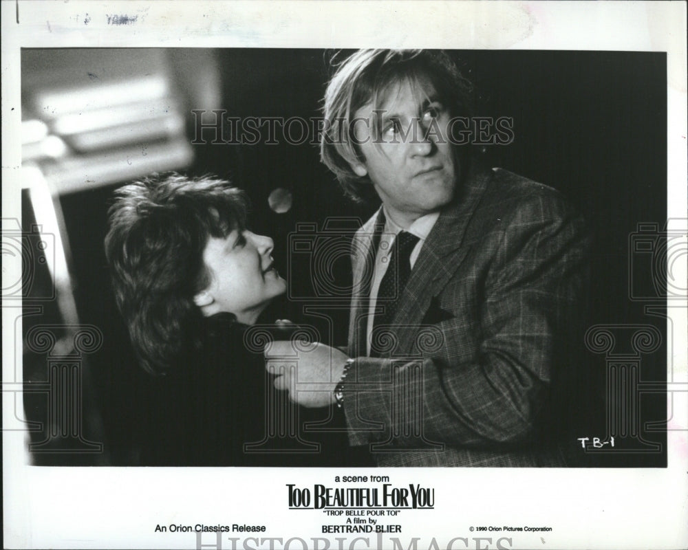 1990 Gerard Depardieu Josiane Balasko Star - Historic Images