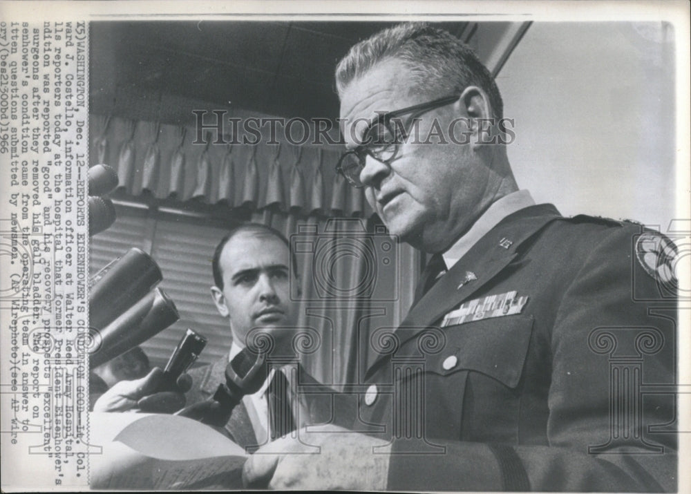 1966 Edward J Costello Information Officer - Historic Images