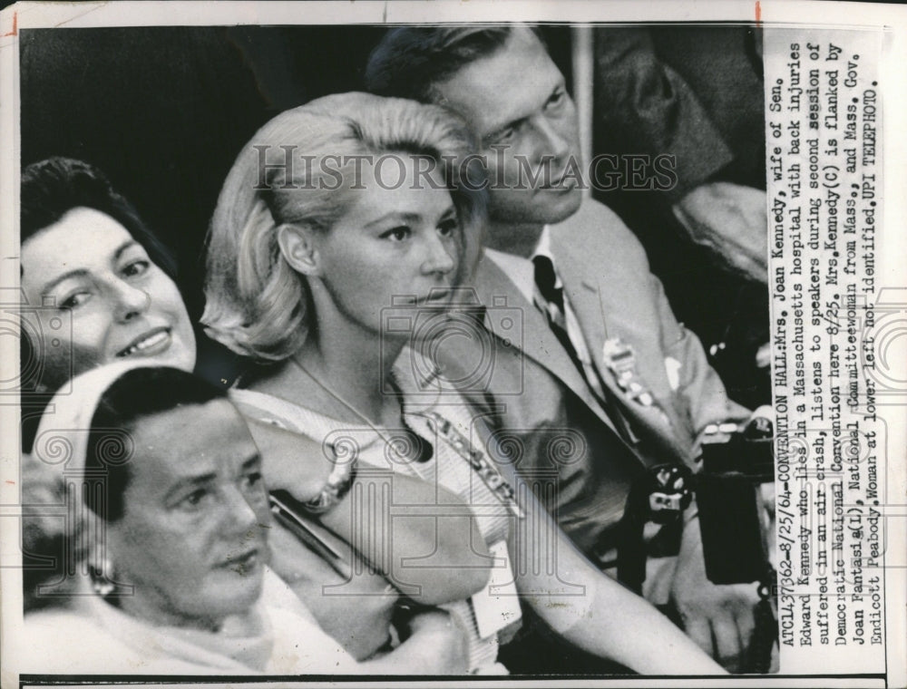 1964 Mrs Joan Kennedy Sen Edward Kennedy - Historic Images