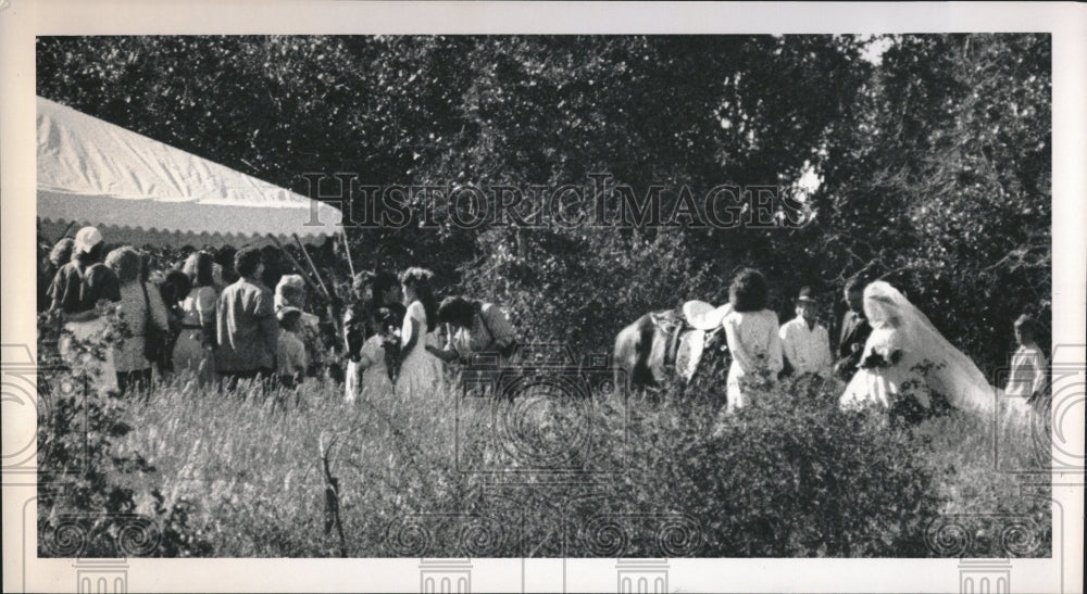 1988 Picture shows John Denver Wedding - Historic Images