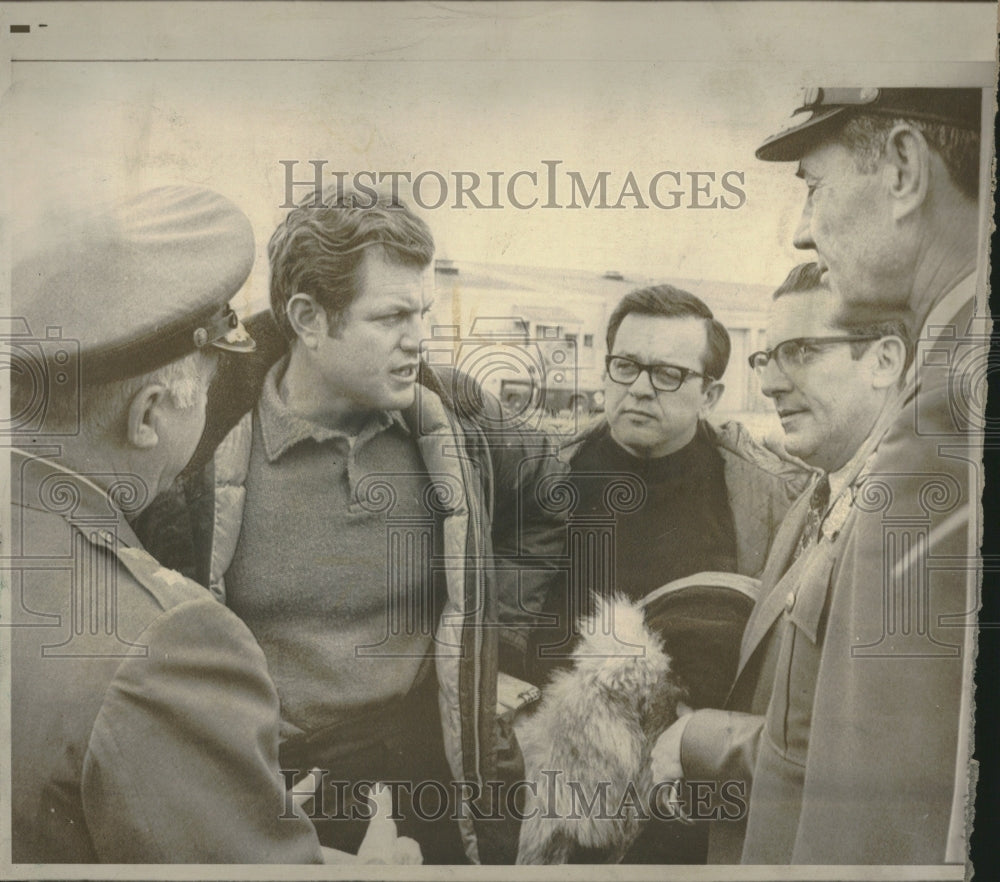 1969 Press Photo Sen Edward Moore Kennedy Polictician - Historic Images