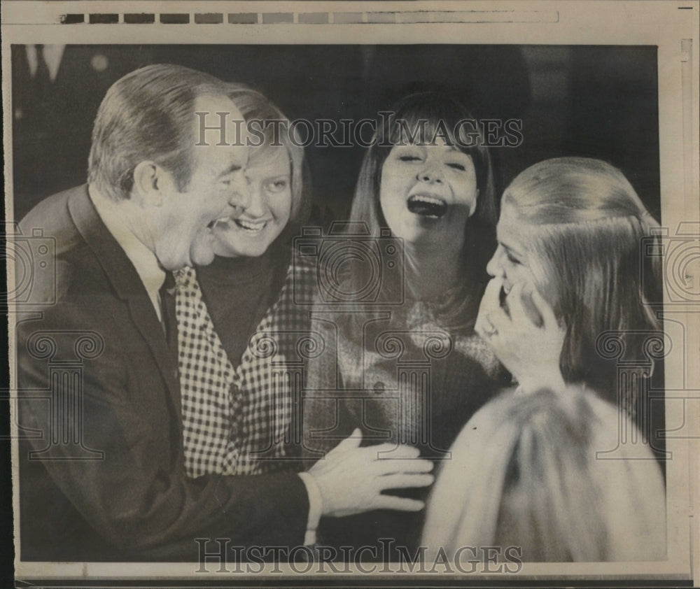 1969 Hubert Humphrey Macalester College - Historic Images