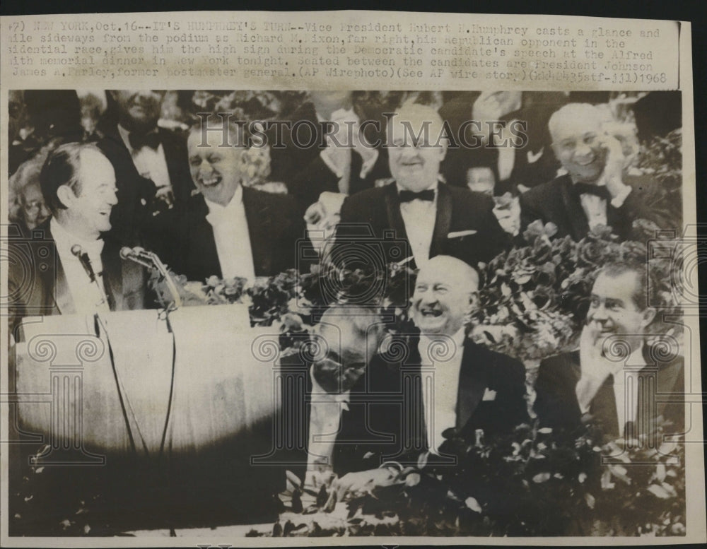 1968 Hubert Humphrey Vice President - Historic Images