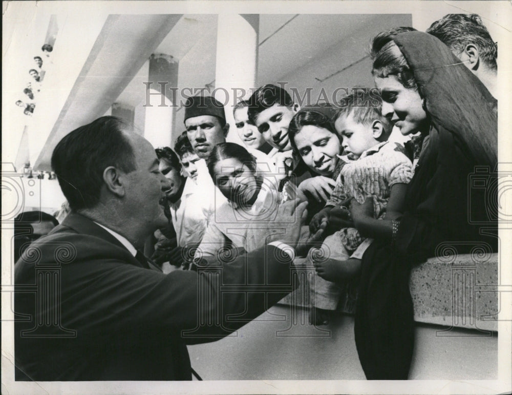 1966 Vice President Hubert Humphrey Tours - Historic Images