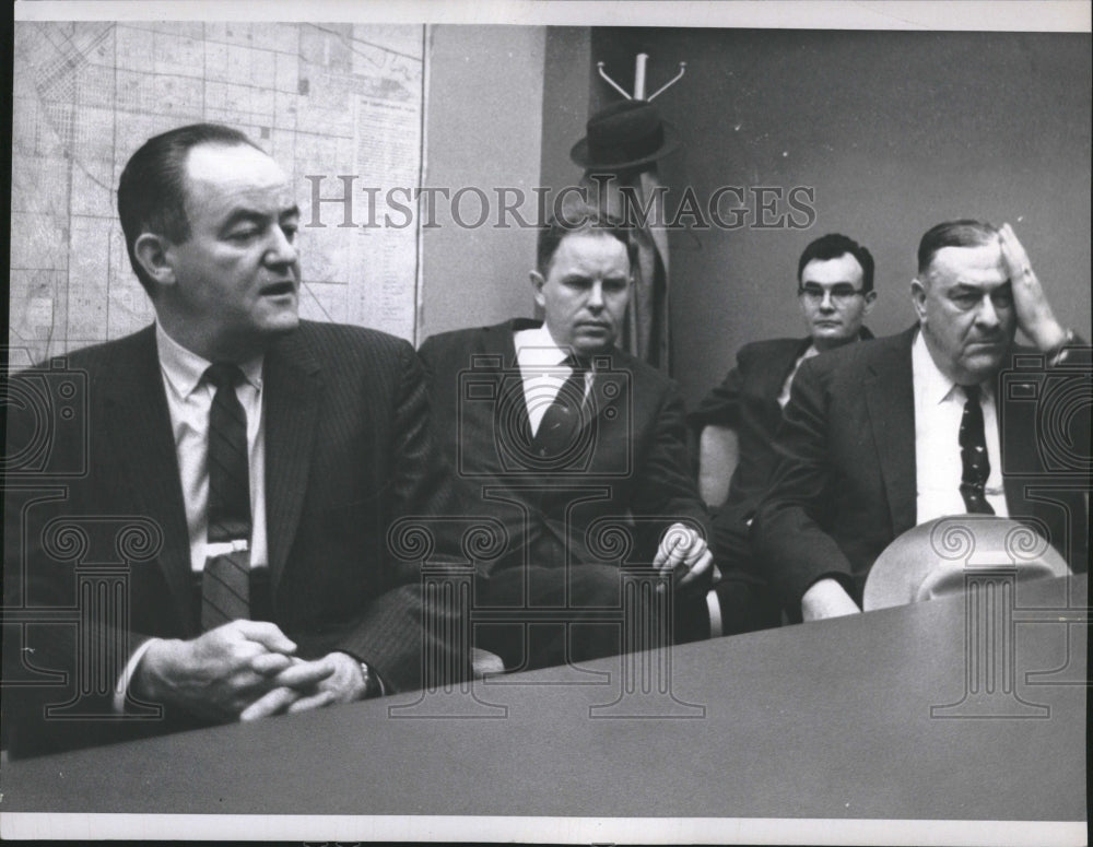 1969 Lawrence Hubert Humphrey Allen Robert - Historic Images