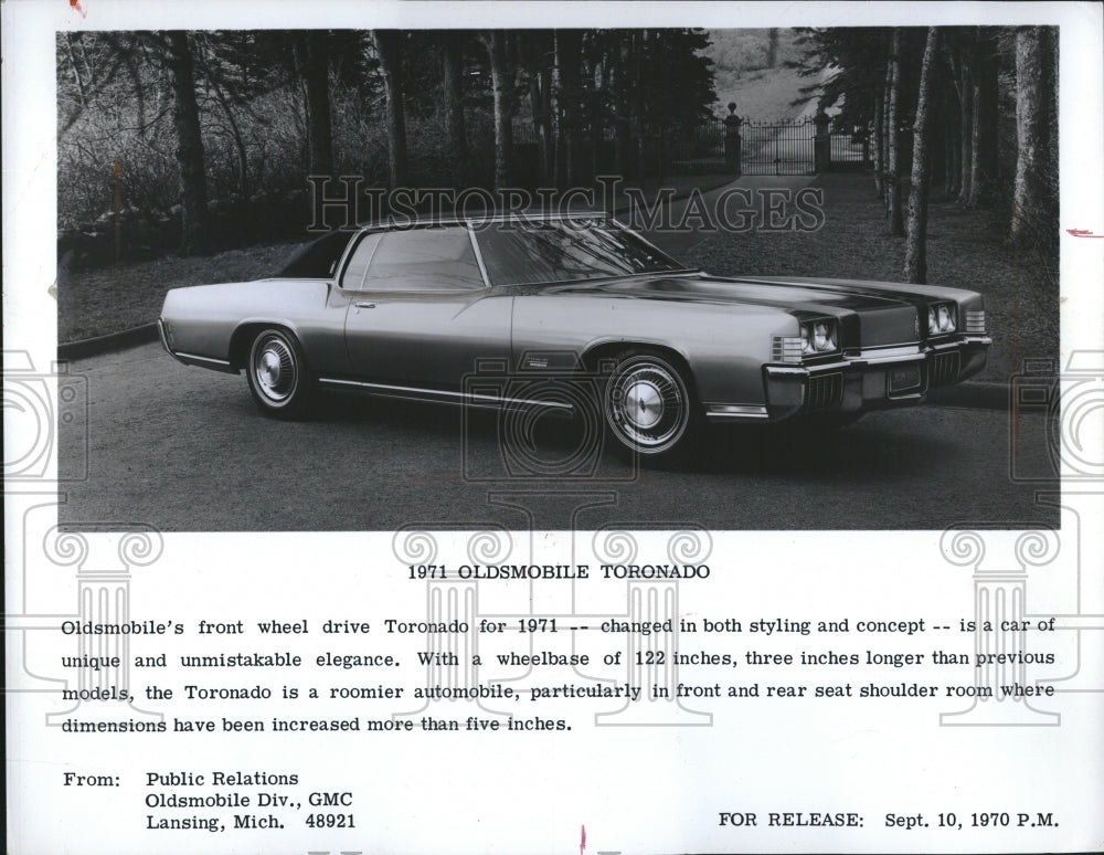 1970 Oldsmobile&#39;s Tornado  Automobile Car - Historic Images