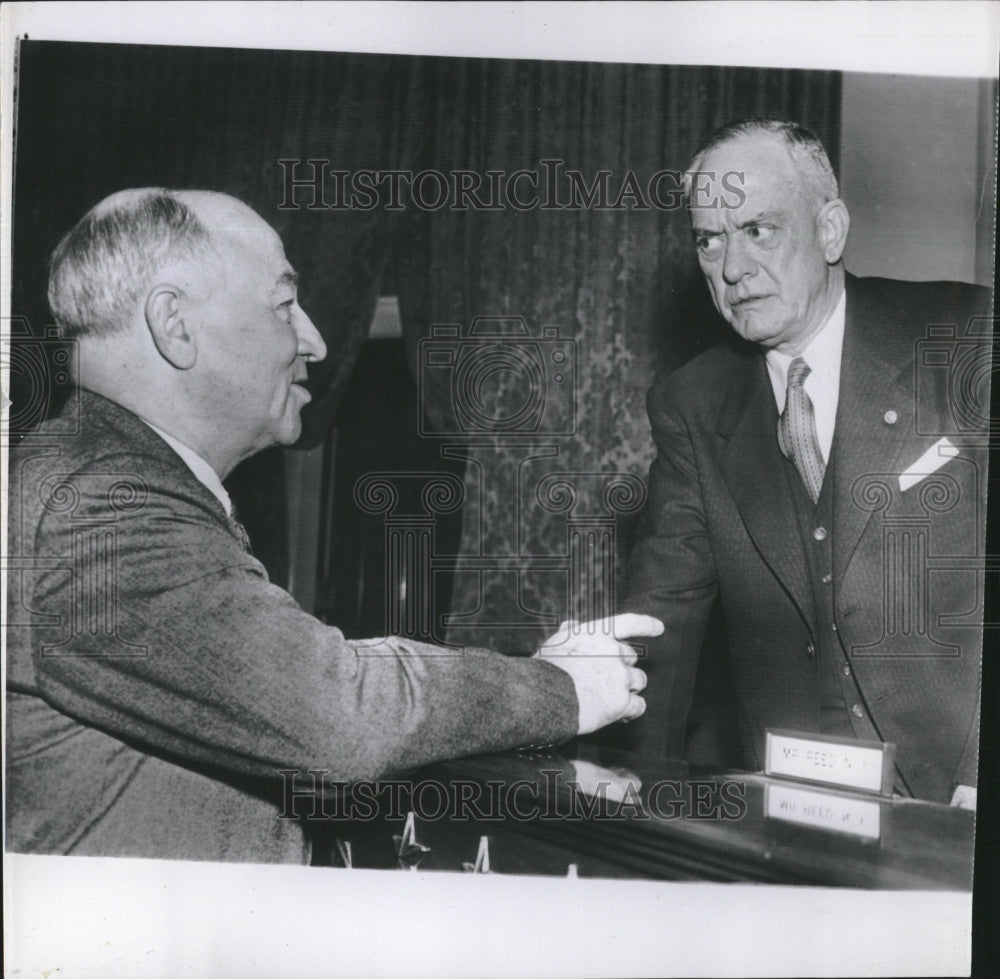 1955 Press Photo George M Humphrey Lawyer Businessman - RRV18683 - Historic Images