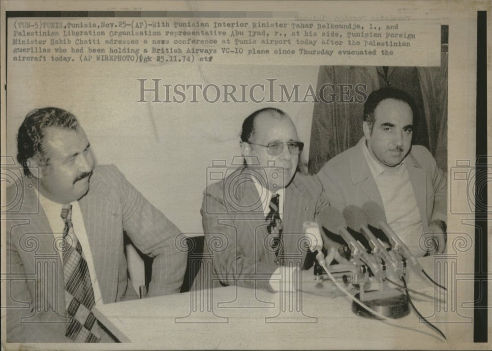 1966 Press Photo Palestinian Liberation Habib Chatti - RRV18795 - Historic Images