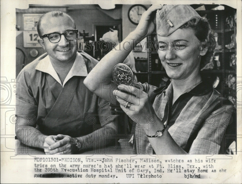 1961 Press Photo US Air Force Nurse/Evacuation Hosp/Ind - RRV18939- Historic Images