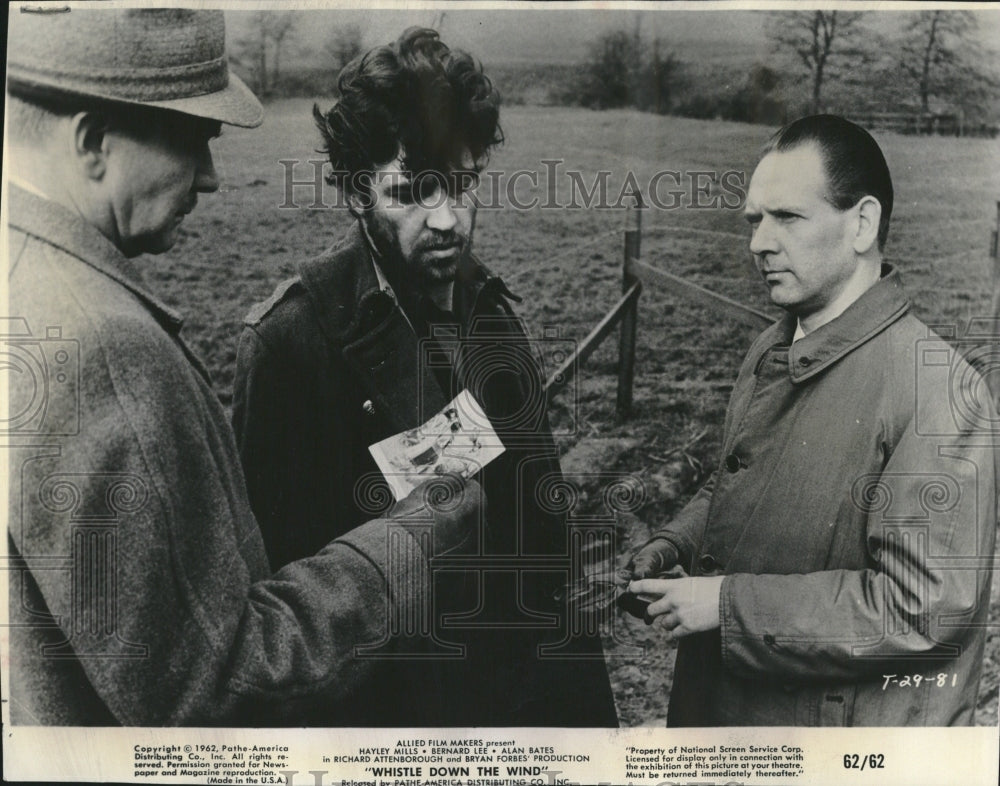 1962 Press Photo Whistle down the Wind Alan Gates Actor - RRV19009 - Historic Images