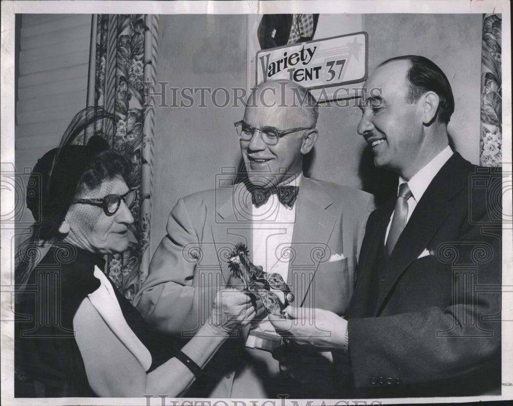 1951 Press Photo Josef Meier Director honored - RRV19029 - Historic Images