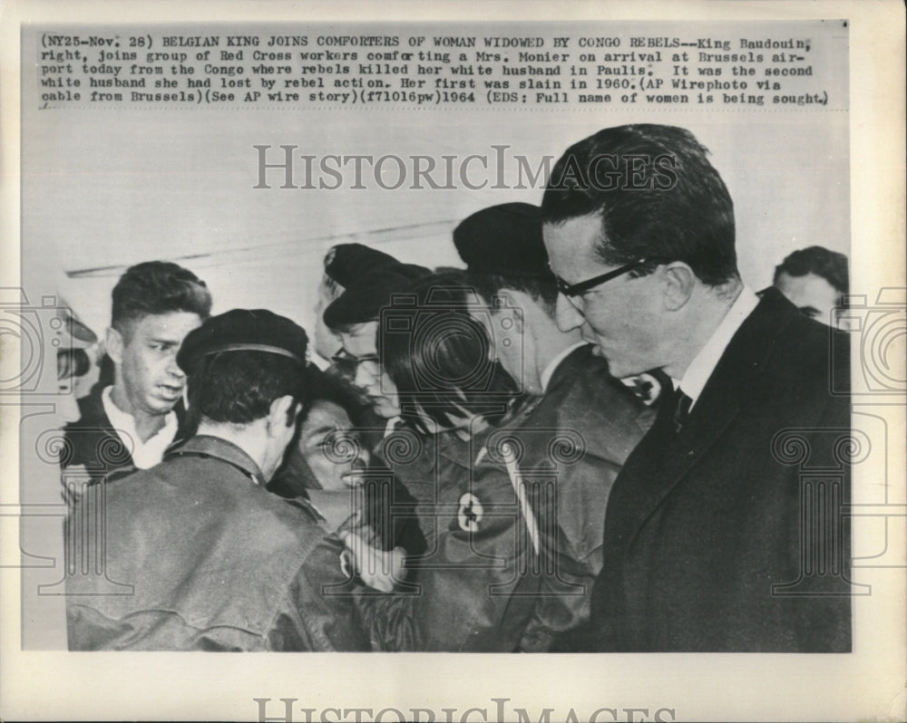 1964 King Baudouin Red Cross Brussels - Historic Images