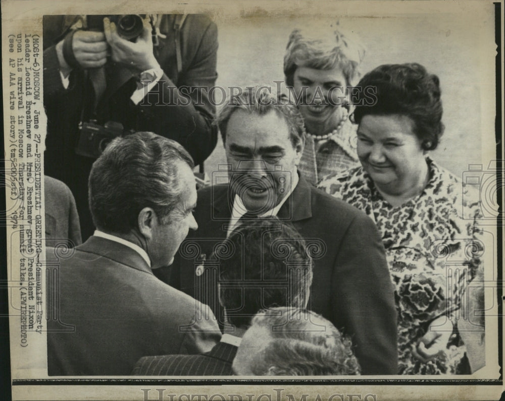 1974 Communist Party leader Leonid Brezhnev - Historic Images