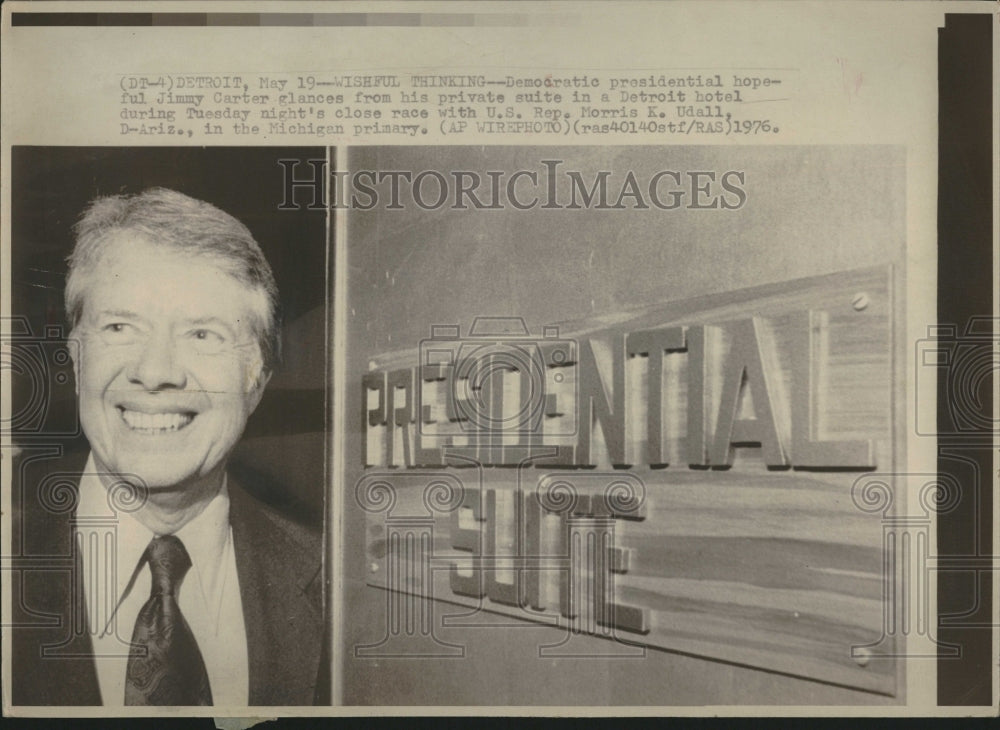 1976 Democrat Jimmy Carter Detroit suite - Historic Images