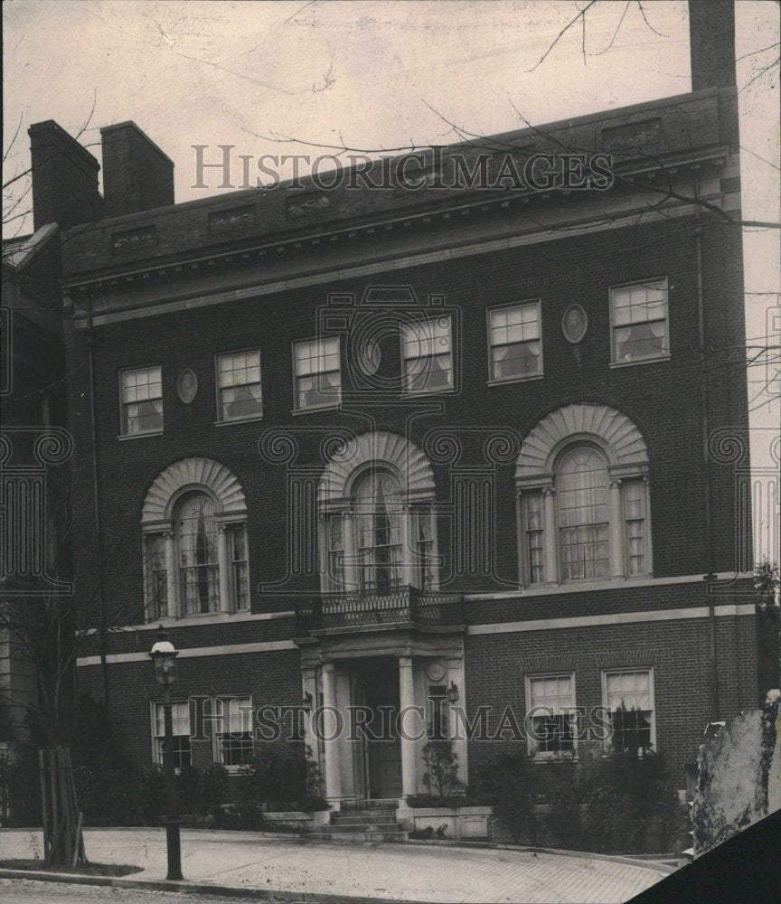 Press Photo Woodrow Wilson Home Washington - RRV20073 - Historic Images