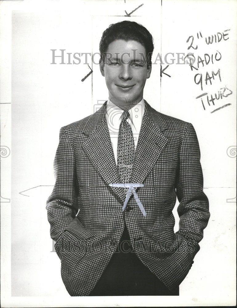 1936 Press Photo Radio singer and actor Kenny Baker - RRV20317 - Historic Images