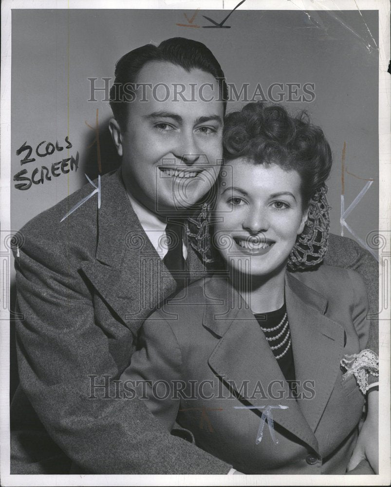 1943 Press Photo Maureen O'Hara/Singer/Actress/Academy - RRV20359 - Historic Images
