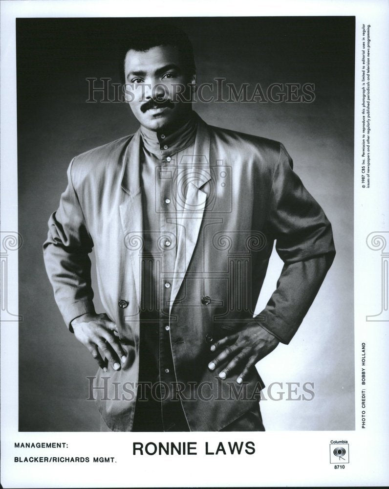 1988 Press Photo Entertainer Ronnie Laws - Historic Images