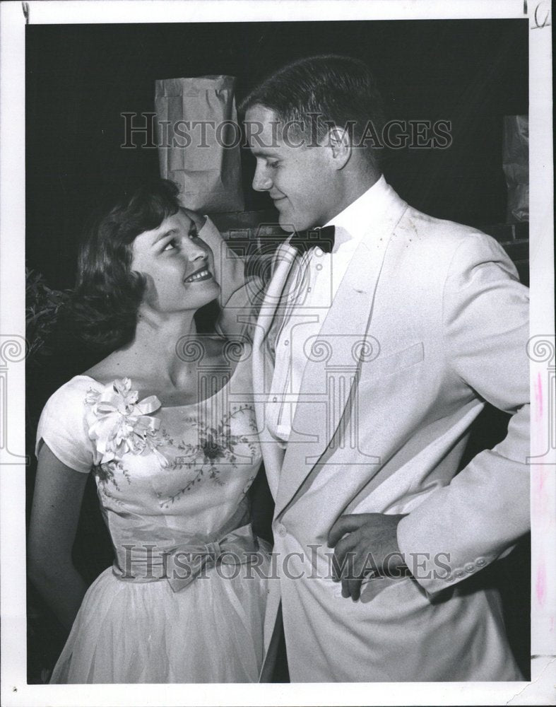 1959, Miss Leslie Writer &amp; Fiance M. Foster - RRV20619 - Historic Images