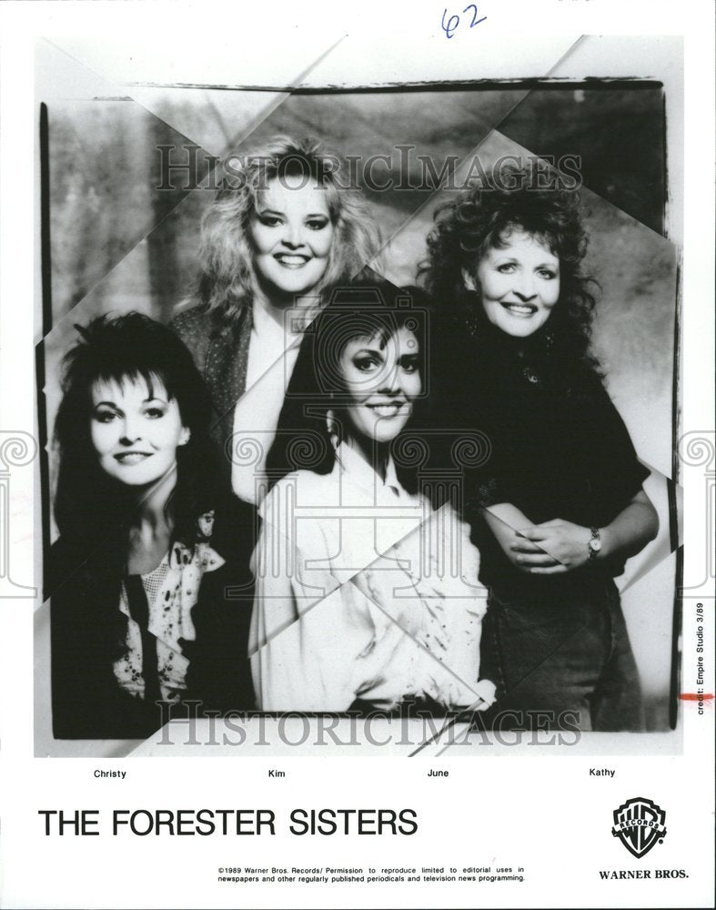 1989 Press Photo Country Music Group Forester Sisters - Historic Images