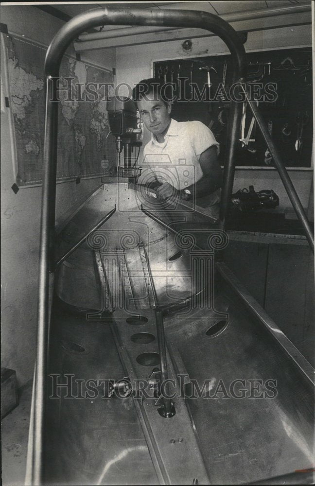 1970 Press Photo William Forington capsule plane design - Historic Images