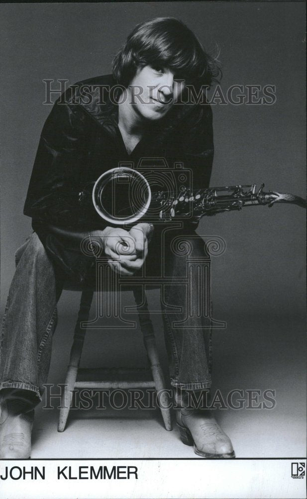 1981 Press Photo John Klemmer saxophonist jazz concert - RRV20897 - Historic Images