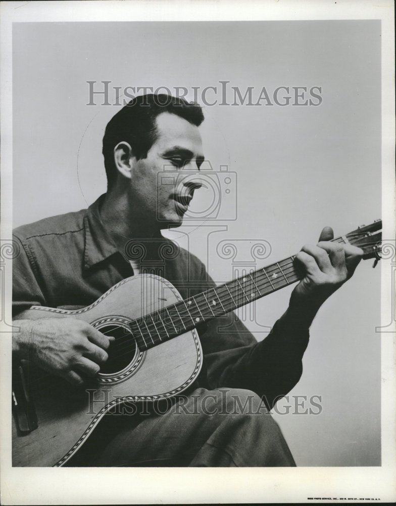 1959, Oscar Brand Folk Music Singer Composer - RRV21133 - Historic Images