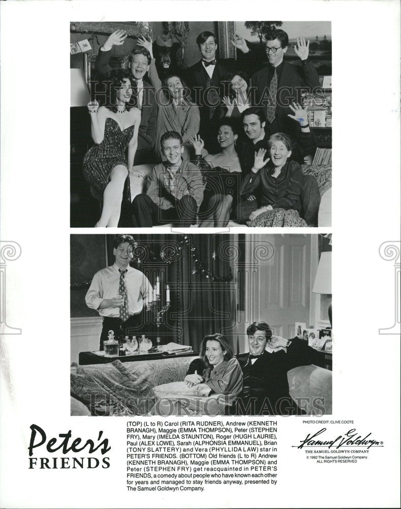 1993 Kenneth Branagh Actor Peters Friend - Historic Images