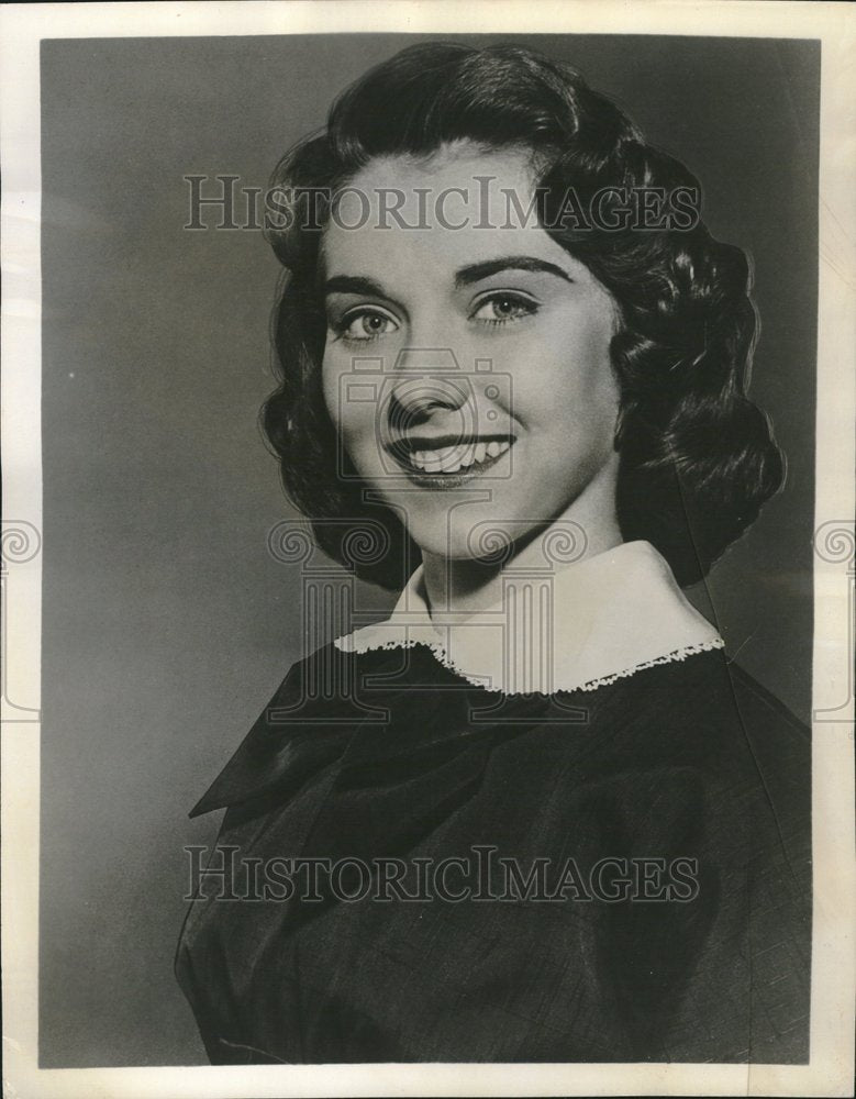 1957 Press Photo Joy Layne Sensation Show Vic Damone - RRV21443 - Historic Images