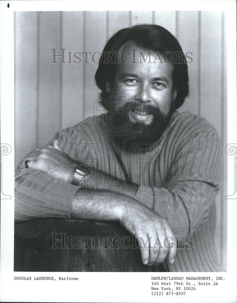 1986 Press Photo Douglas Lawrence OAM Australian Music - Historic Images