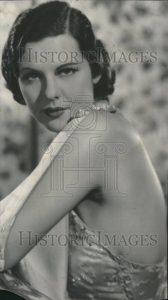 1934 Press Photo Hazel Hayes American Film Actress - RRV21523 - Historic Images