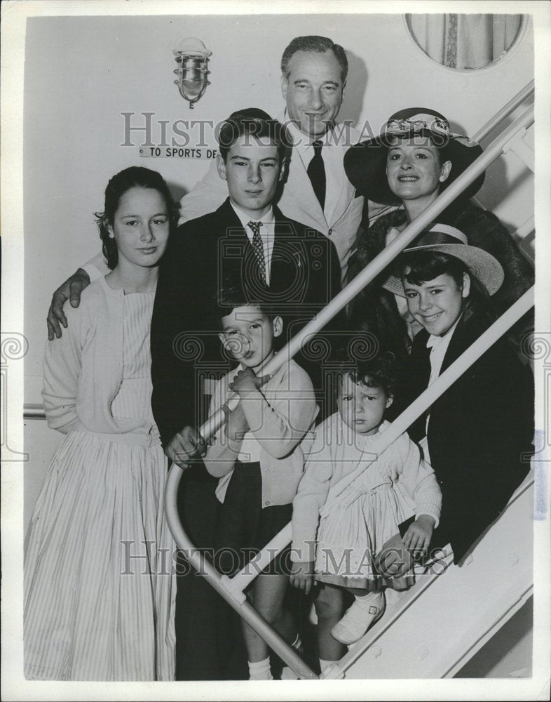 1961 Press Photo Victor Borge Danish Comedian Conductor - Historic Images