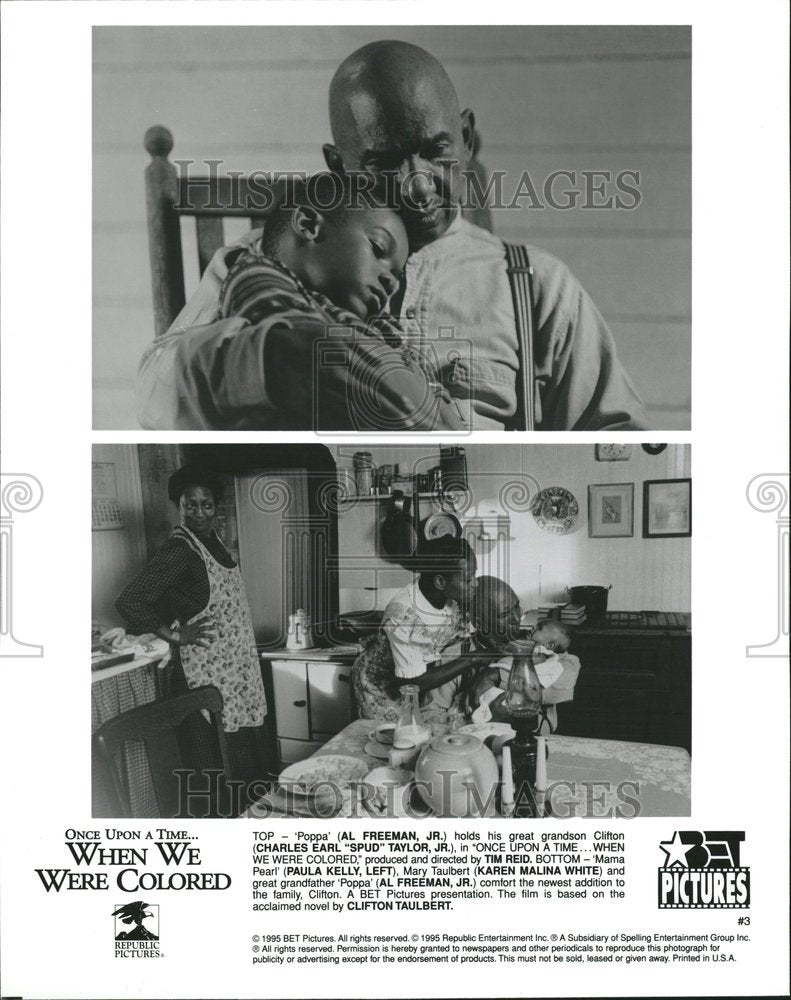 1996 Press Photo Spud Poppa Al Freeman Grandosn Earl - RRV21915 - Historic Images