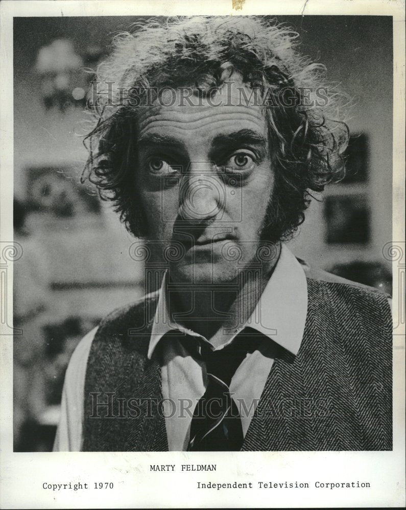 1970 Press Photo Marty Feldman Actor Comedian Writer - RRV21965 - Historic Images