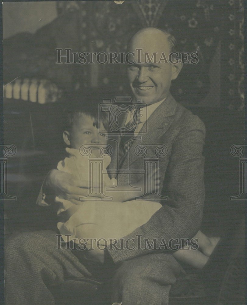 1930, Brown Eye Hair Baby Boy Jefferson Home - RRV22289 - Historic Images