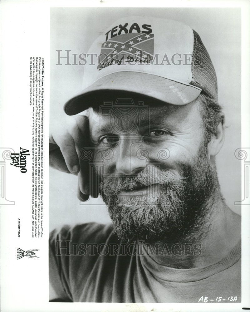 1985 Press Photo Ed Harris Actor Alamo Bay - RRV22383 - Historic Images