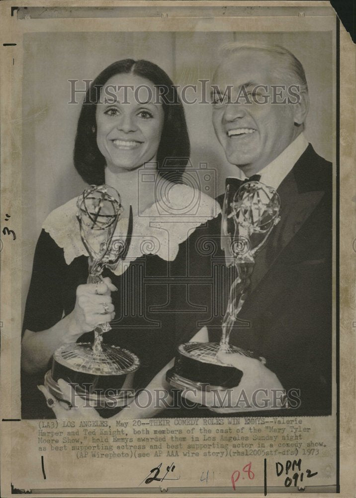 1973 Press Photo Valerie Harper Emmy winner - Historic Images