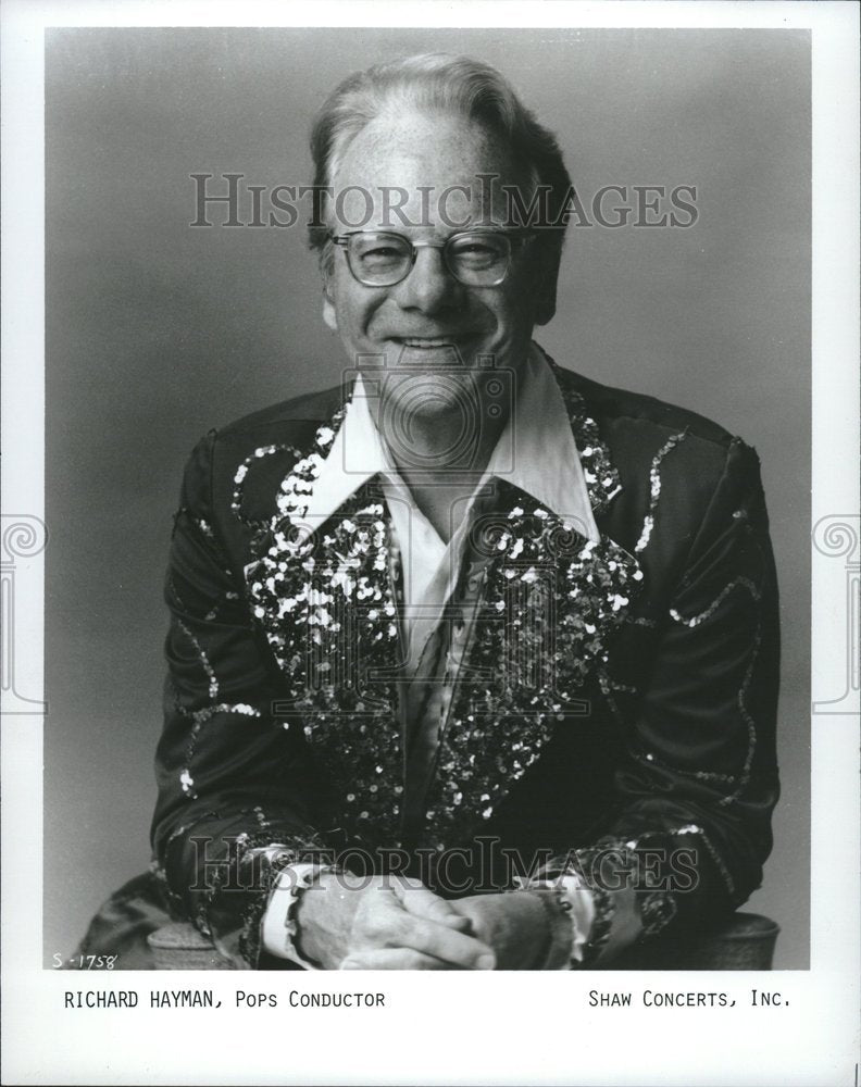 1993 Press Photo Richard Hayman Pop Conductor America - Historic Images