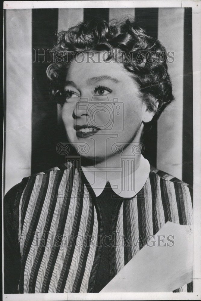 1953 Press Photo Nora Eddington Haymes Dick Divorce - Historic Images