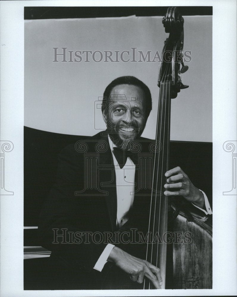 1983 Press Photo Percy Heath American jazz bassist - RRV22677 - Historic Images