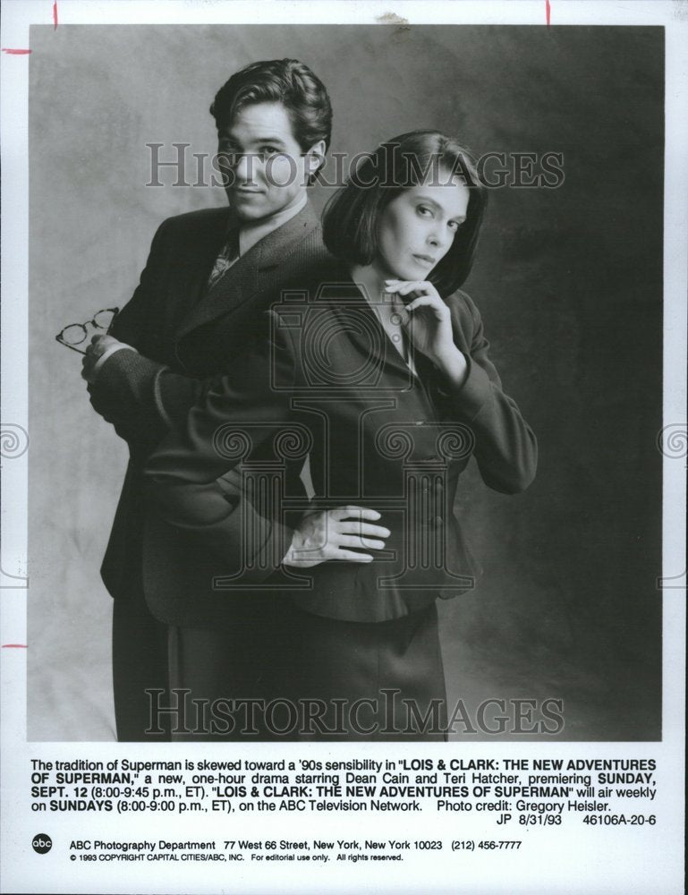 1995 Lois Clark New Adventure Superman Acts - Historic Images