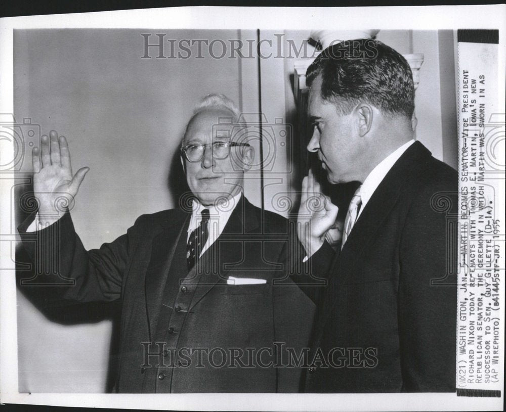 1955, Vice President Richard Nixon Thomas - RRV23147 - Historic Images