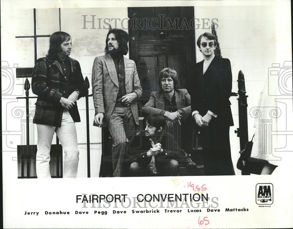 1974 Press Photo Sandy Denny fairport Convention dance - Historic Images