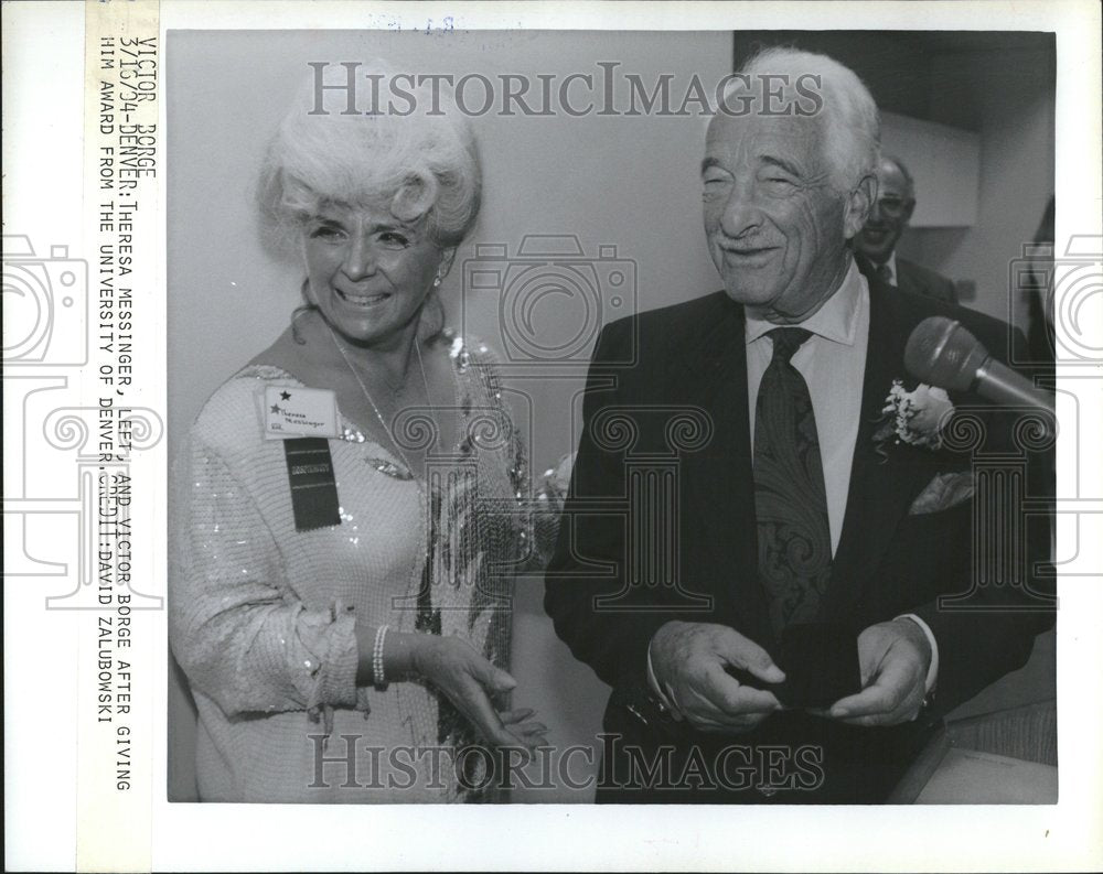1984 Theresa Messinger Victor Borge Award - Historic Images
