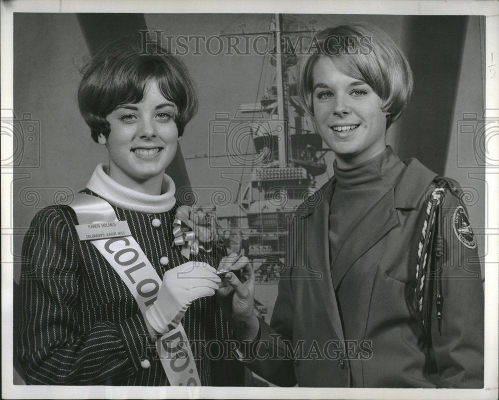 1968 Press Photo Karen Holme Greeley Colorado Miss U SS - Historic Images