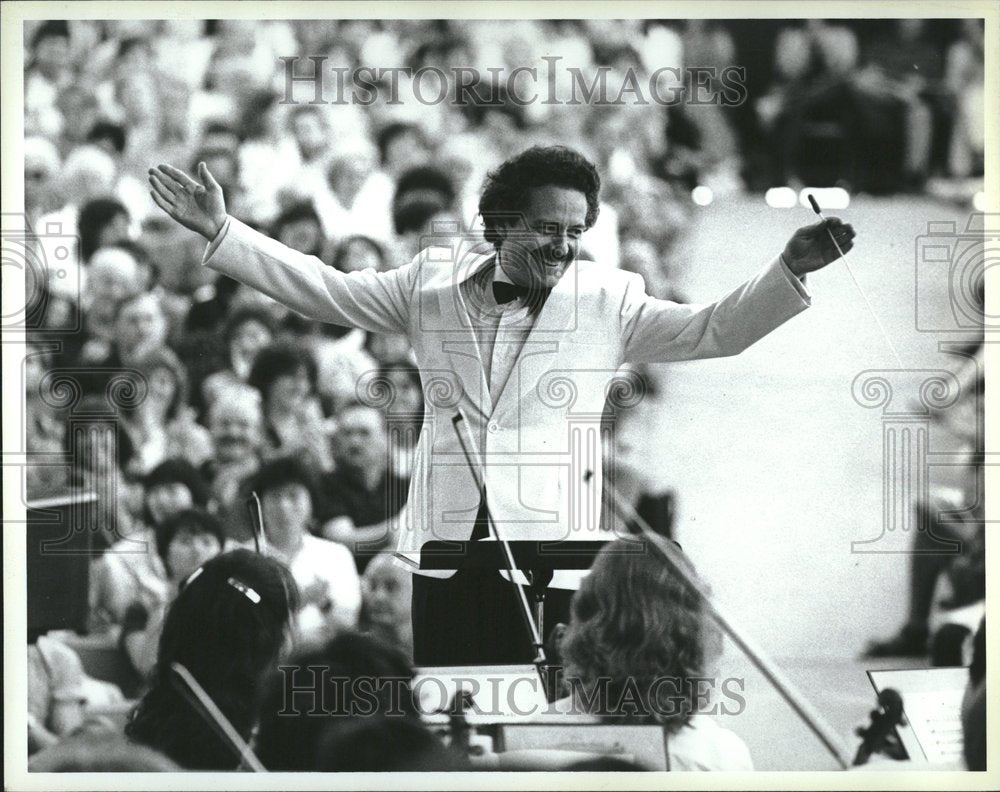 1985 Jorge Mester Mexican conductor Morel - Historic Images